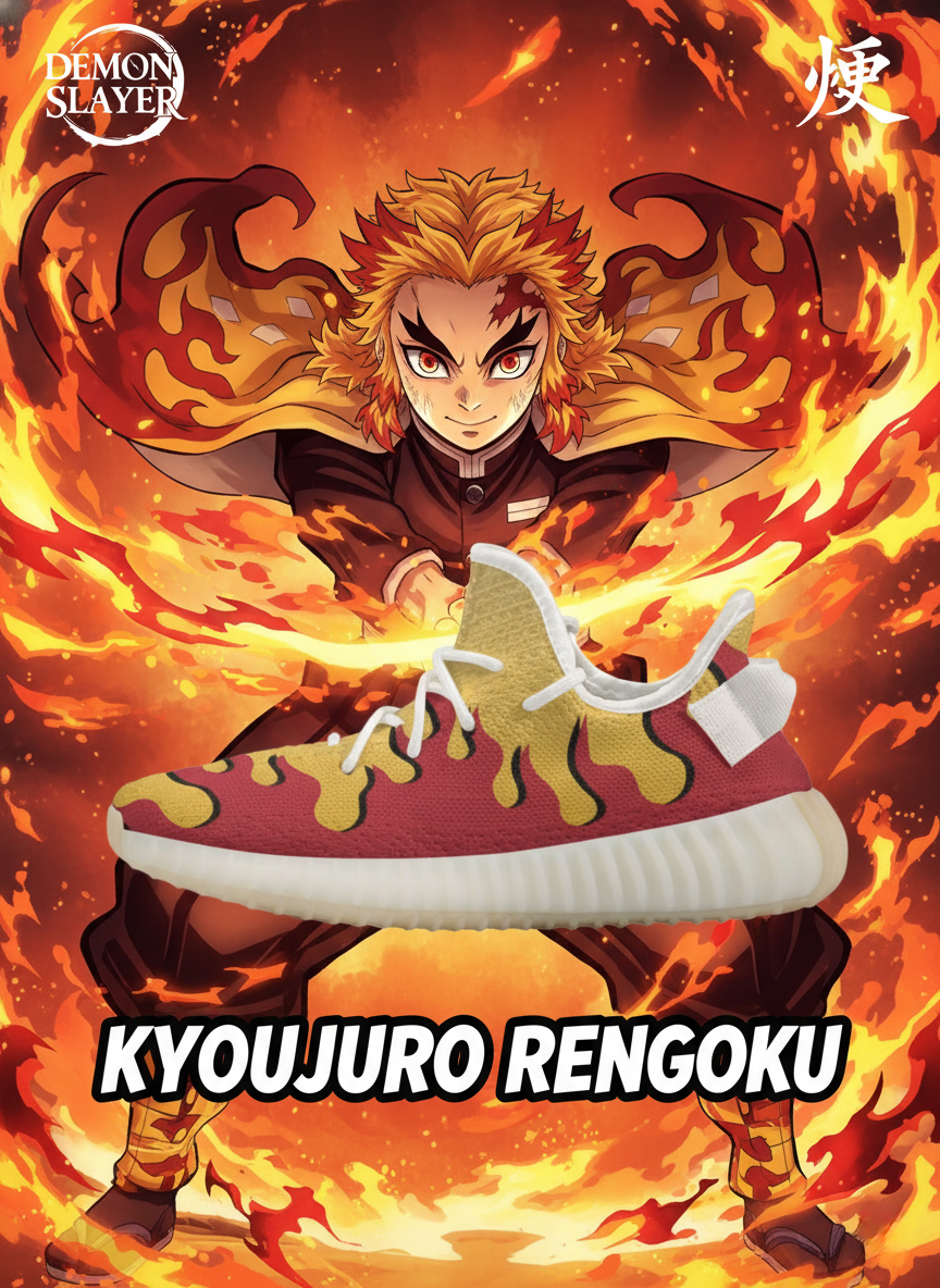 Customize Rengoku YZ Shoes