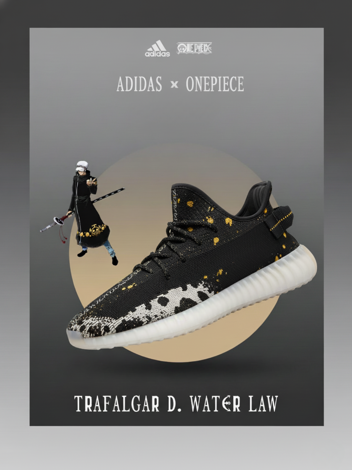 Custom Trafalgar D. Water Law YZ Shoes
