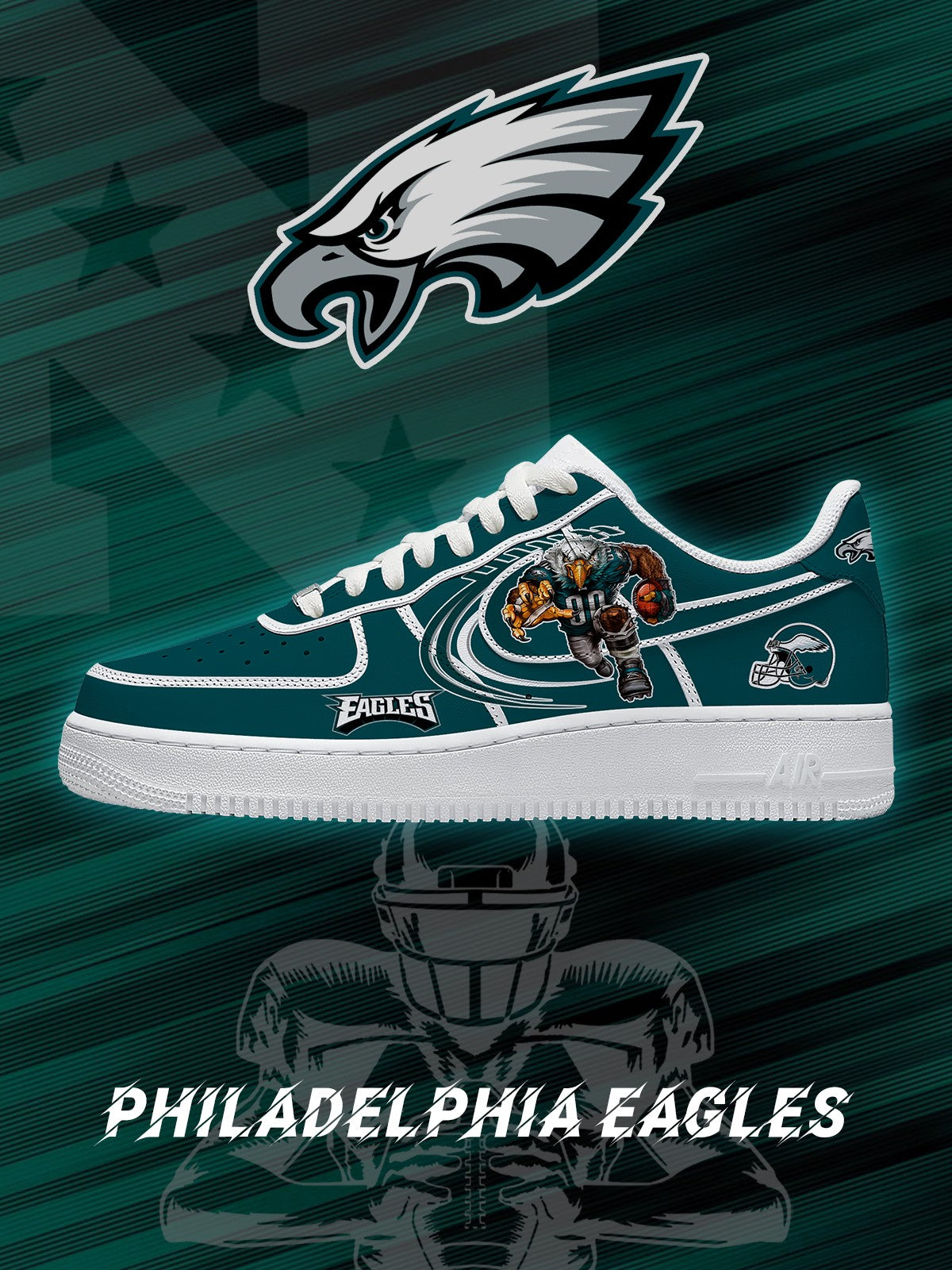 061125061513667.jpg Philadelphia Football V.2 Custom Sneakers