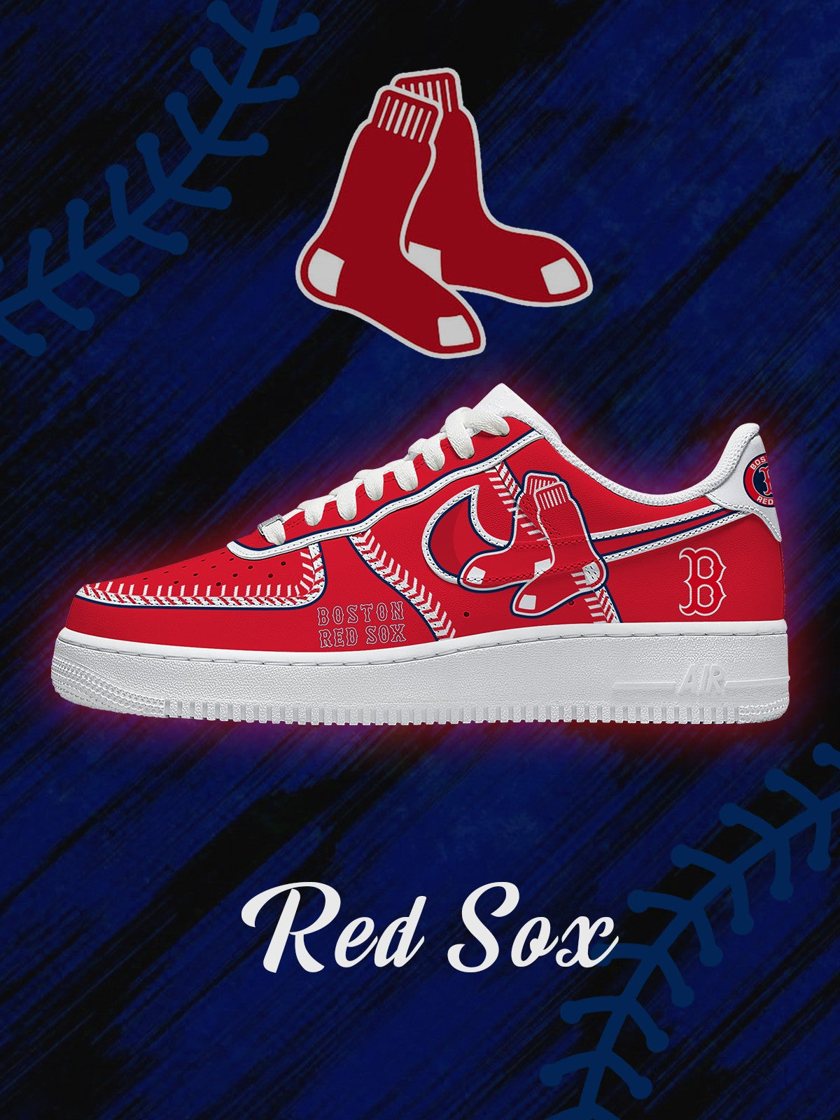 071125121744951.jpg Boston Baseball V.2 Custom Sneakers