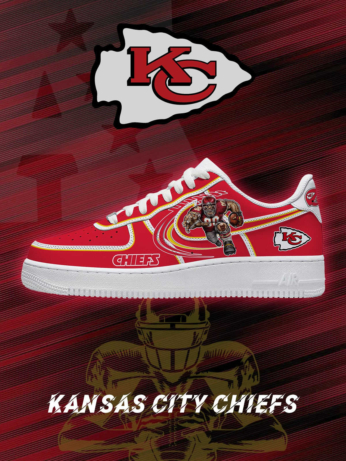 001125061513774.jpg Kansas City Football V.2 Custom Sneakers