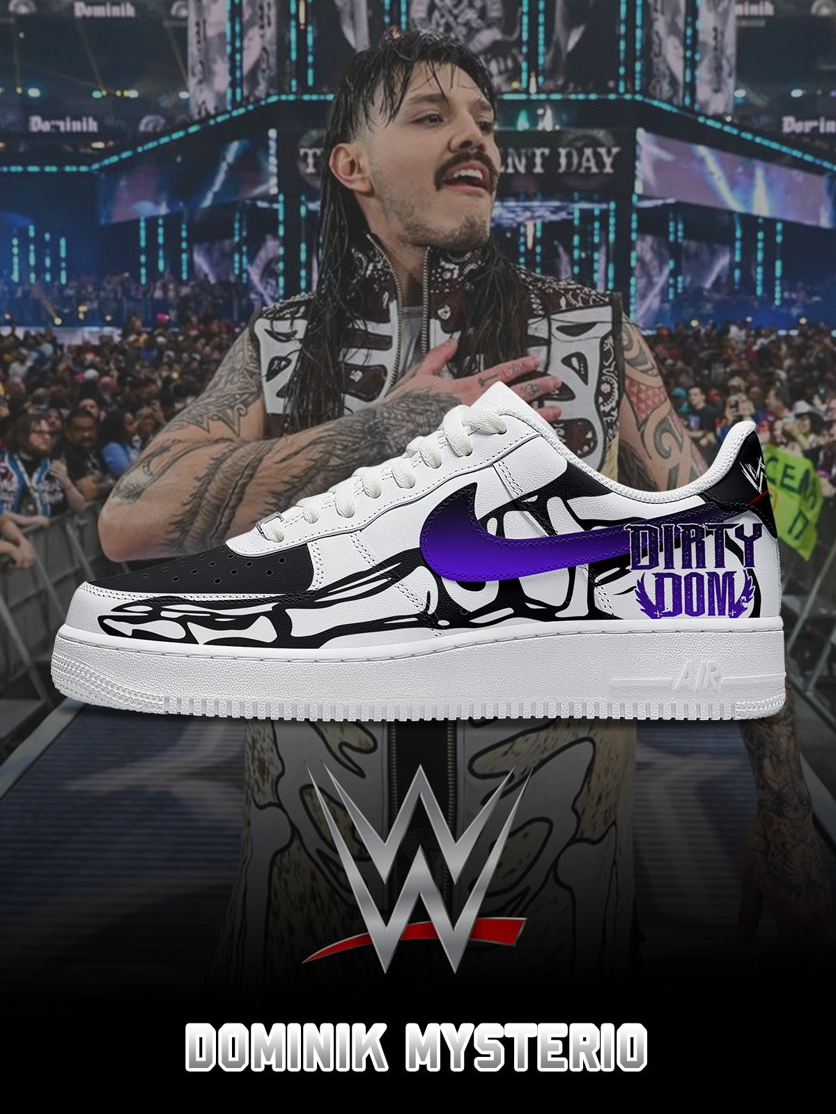Dominik Mysterio V.1 Custom Sneakers