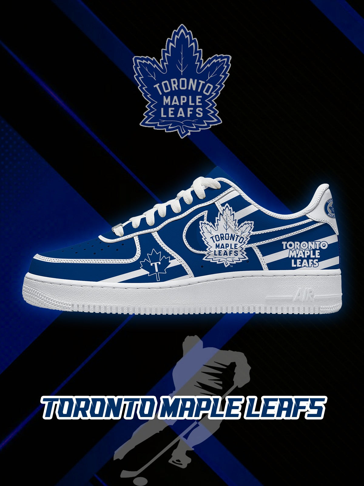 051125262137840.jpg Toronto Hockey V.2 Custom Sneakers