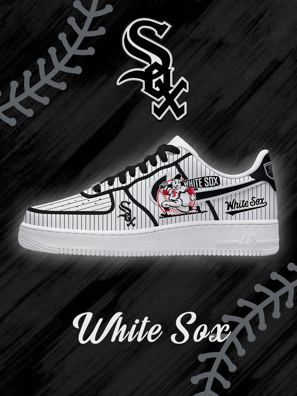 081125121744672.jpg Chicago Baseball V.2 Custom Sneakers