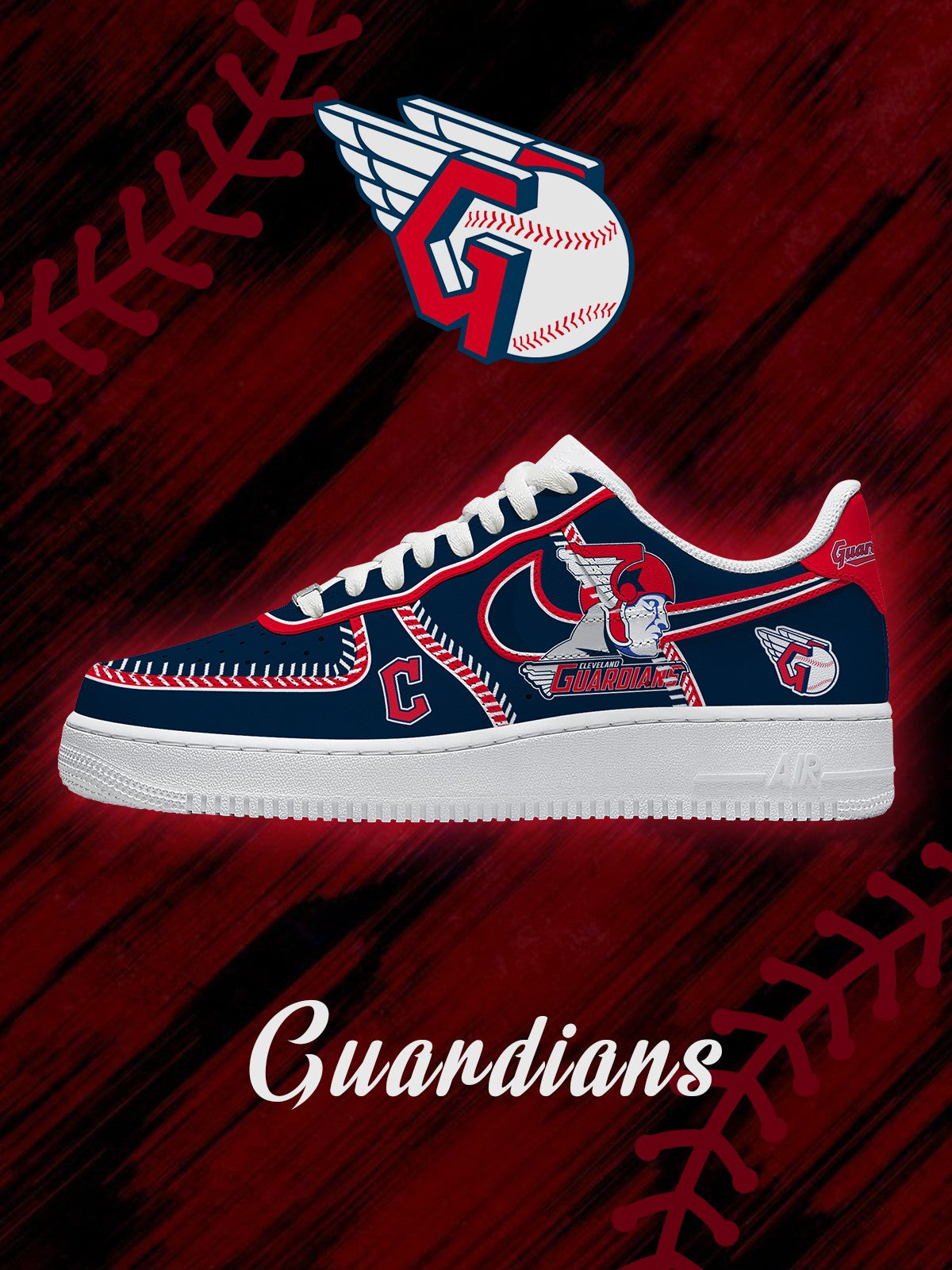 091125121744414.jpg Cleveland Baseball V.2 Custom Sneakers