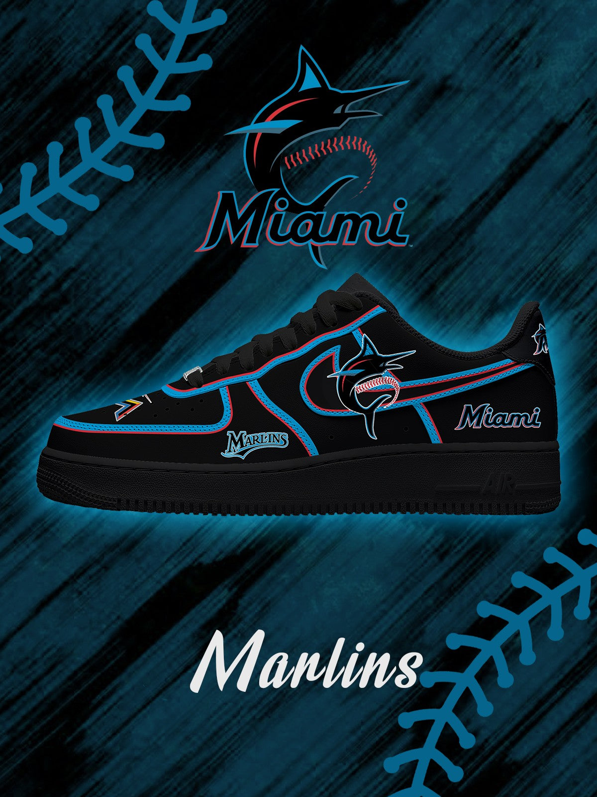 121125121744048.jpg Miami Baseball V.2 Custom Sneakers