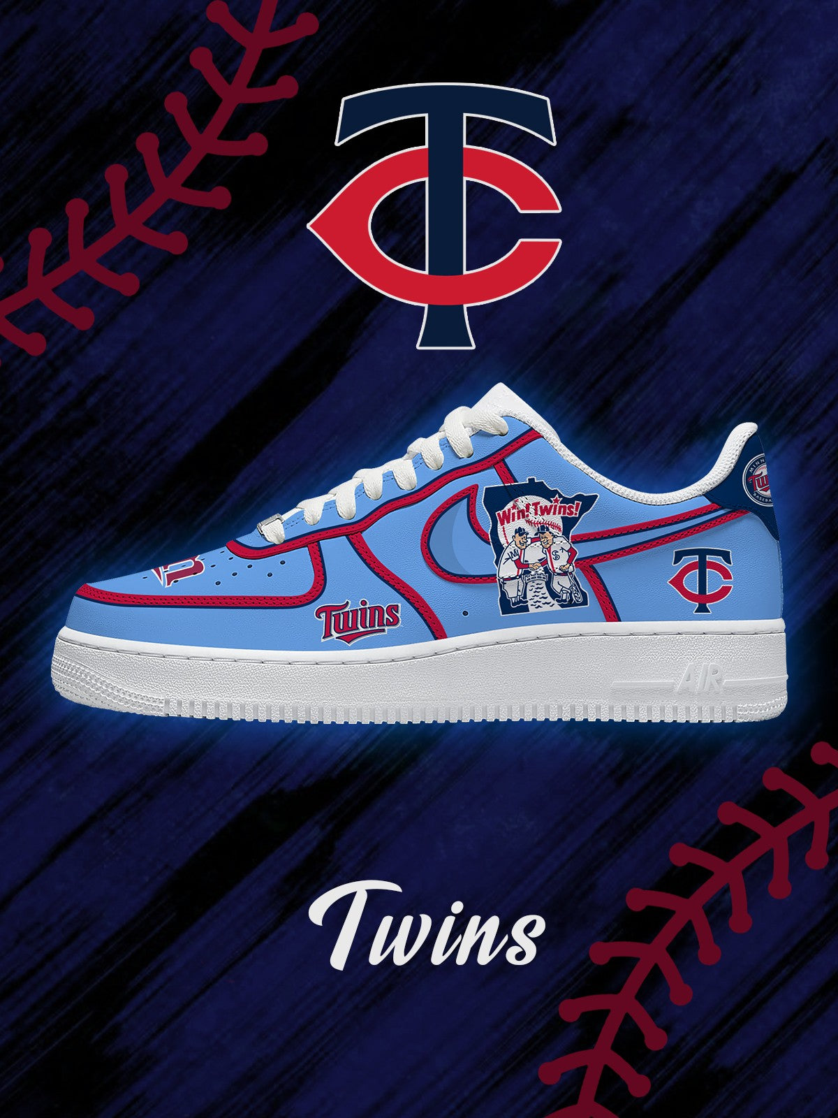 121125121744767.jpg Minnesota Baseball V.2 Custom Sneakers