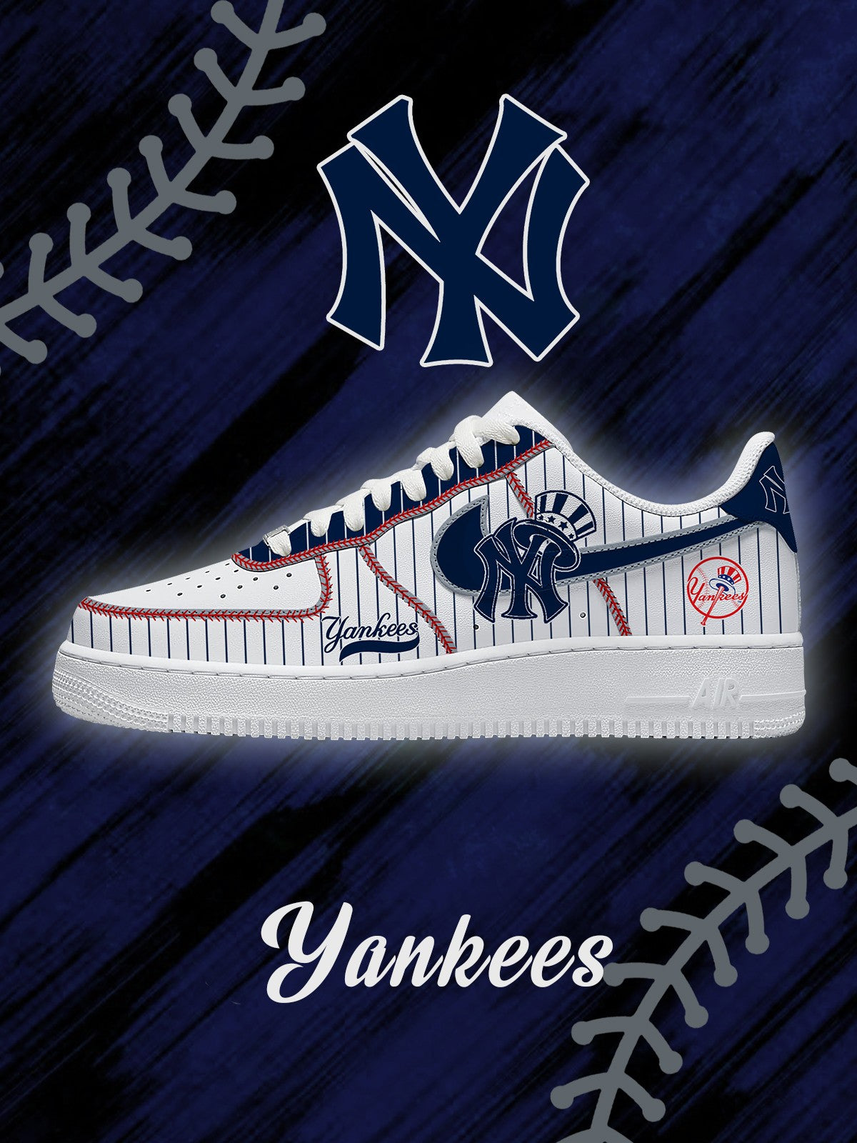 131125121744519.jpg NYY Baseball V.4 Custom Sneakers