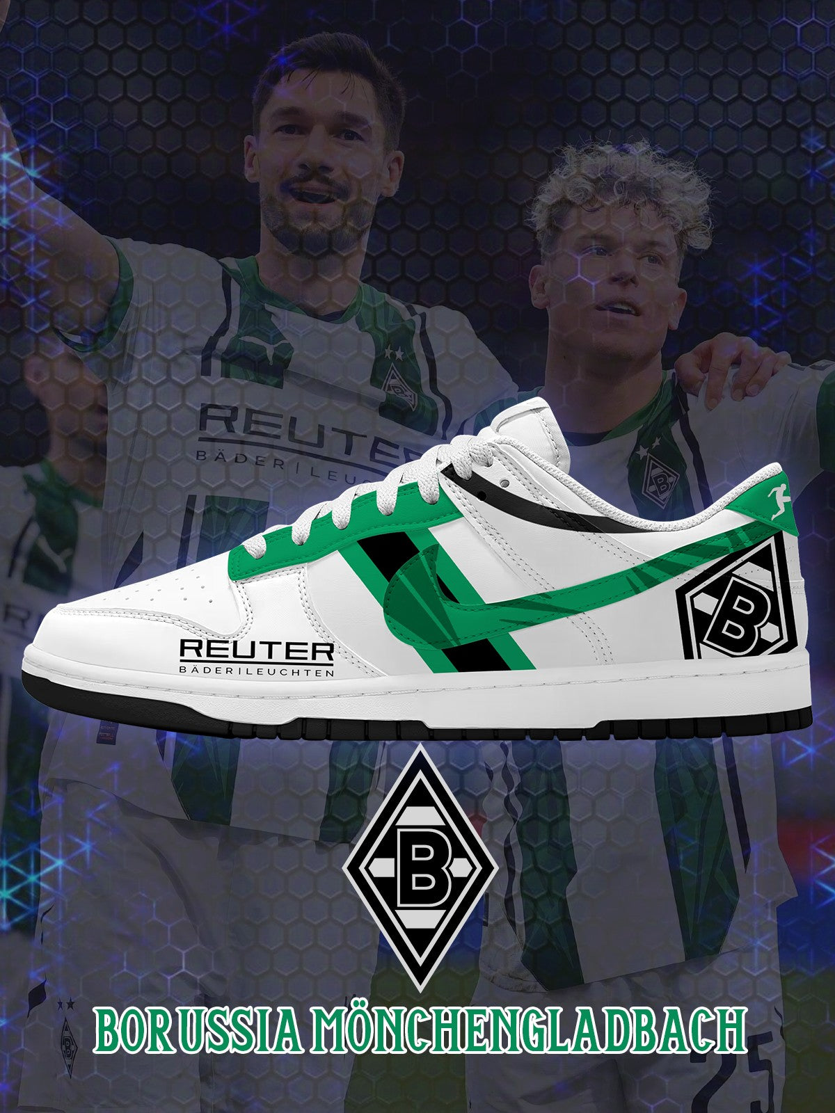 141125061148496.jpg Borussia MG V.1 Custom Court-Low Sneakers