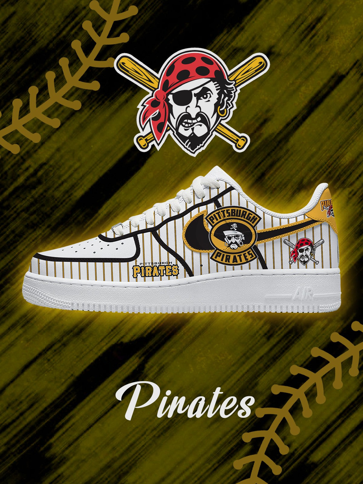 161125121744643.jpg Pittsburgh Baseball V.2 Custom Sneakers