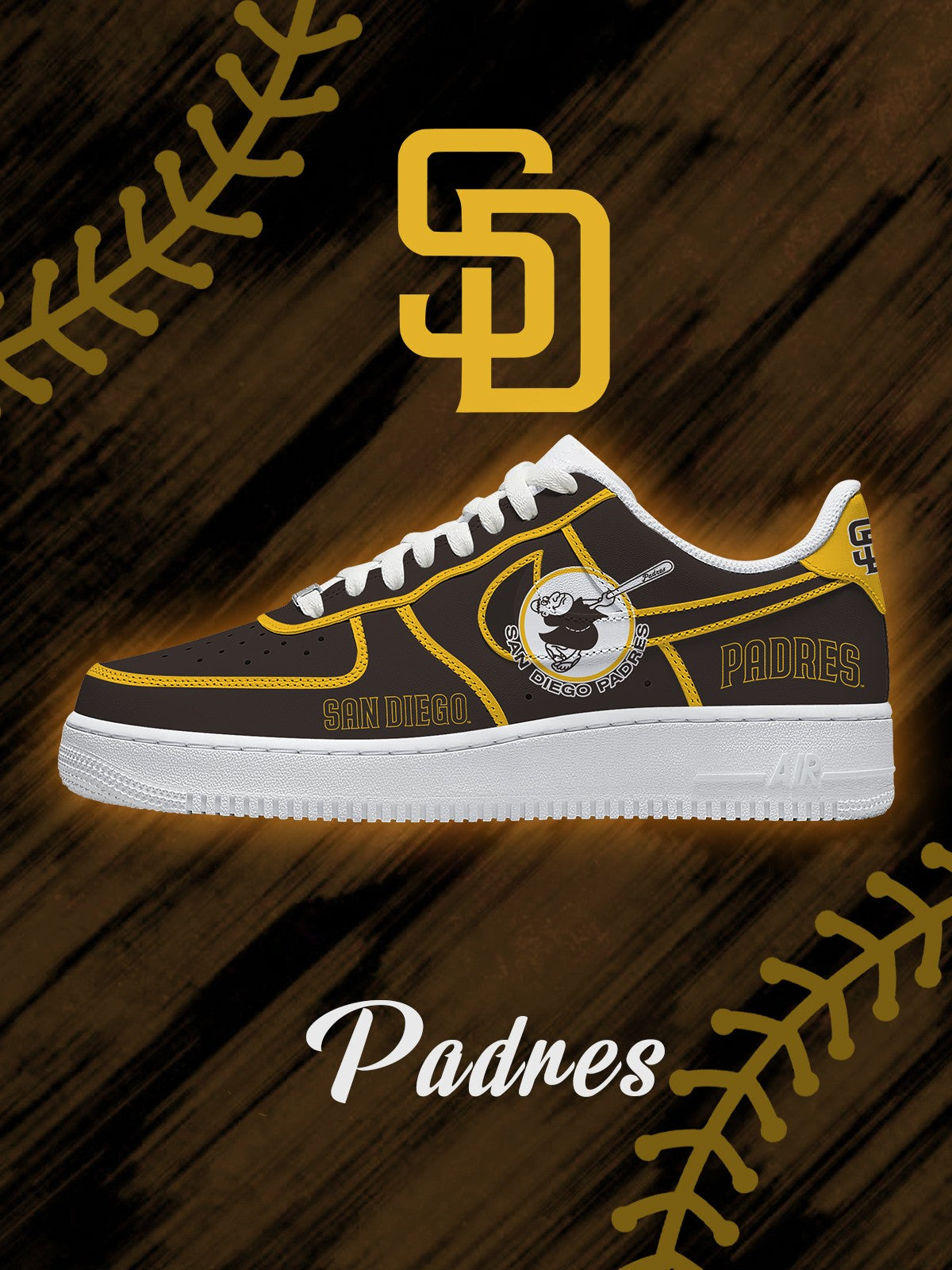 171125121744011.jpg San Diego Baseball V.2 Custom Sneakers
