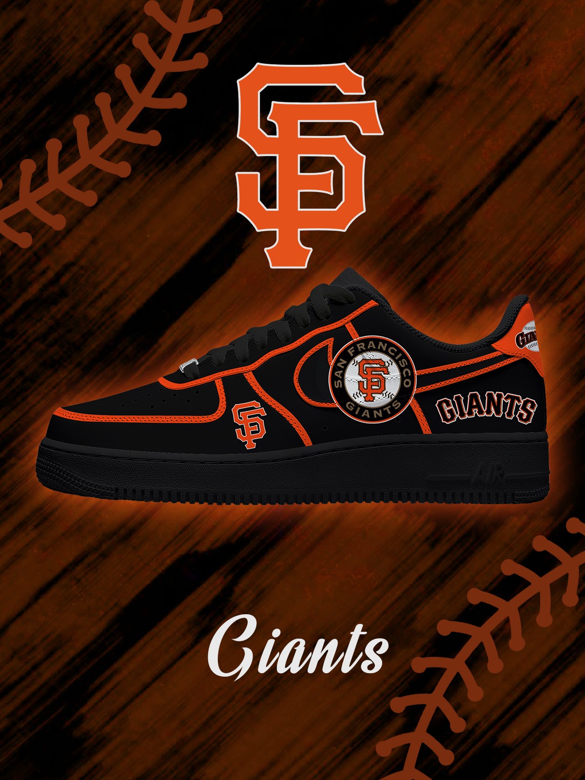 171125121744373.jpg San Francisco Baseball V.2 Custom Sneakers