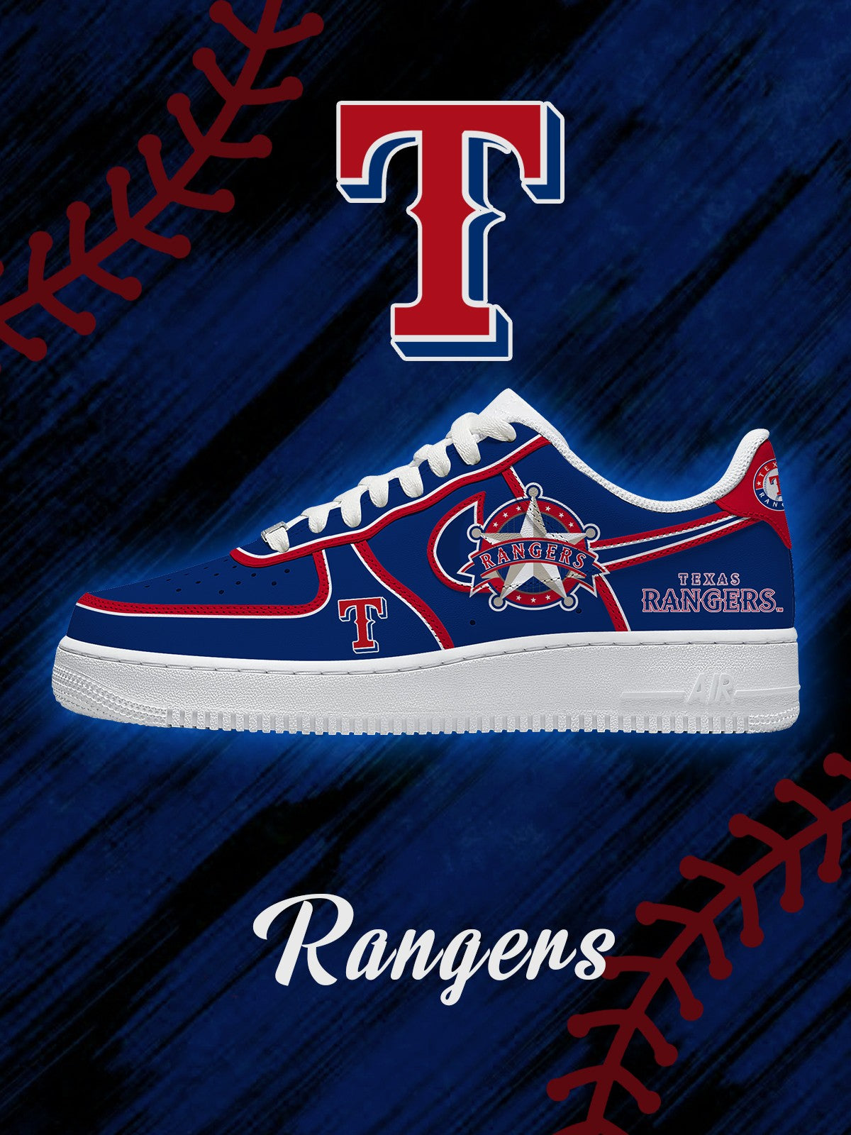 181125121744858.jpg Texas Baseball V.2 Custom Sneakers