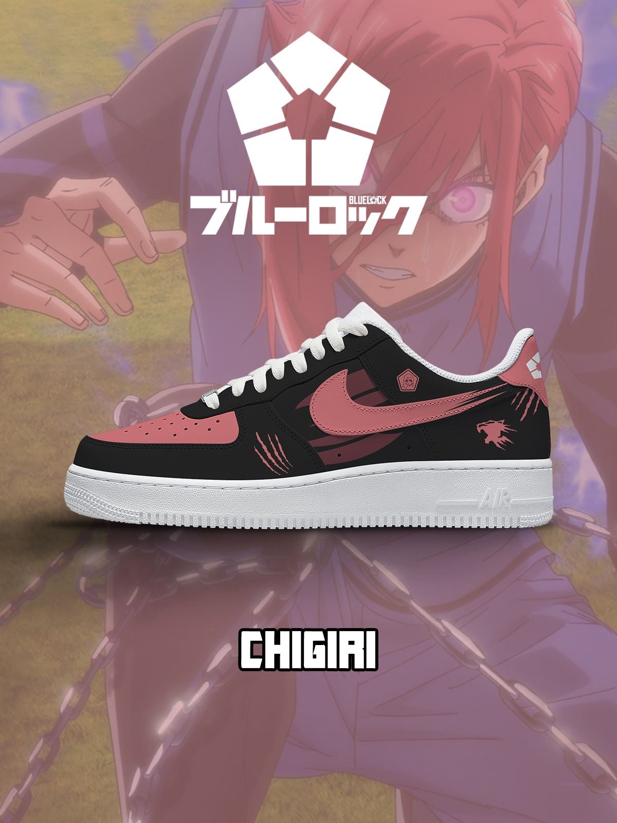 20241021160946036_6e32d324-791d-415f-9561-258db7192c85-1.jpg Hyoma Chigiri No.1 Custom Sneakers