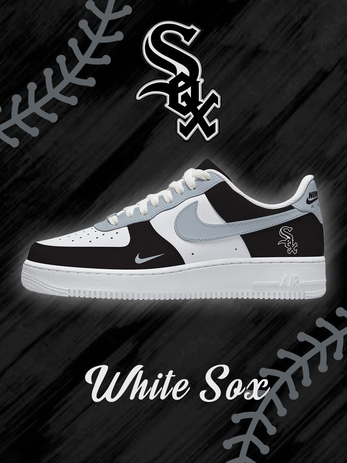 20250628145523715.jpg Chicago Baseball Custom Sneakers