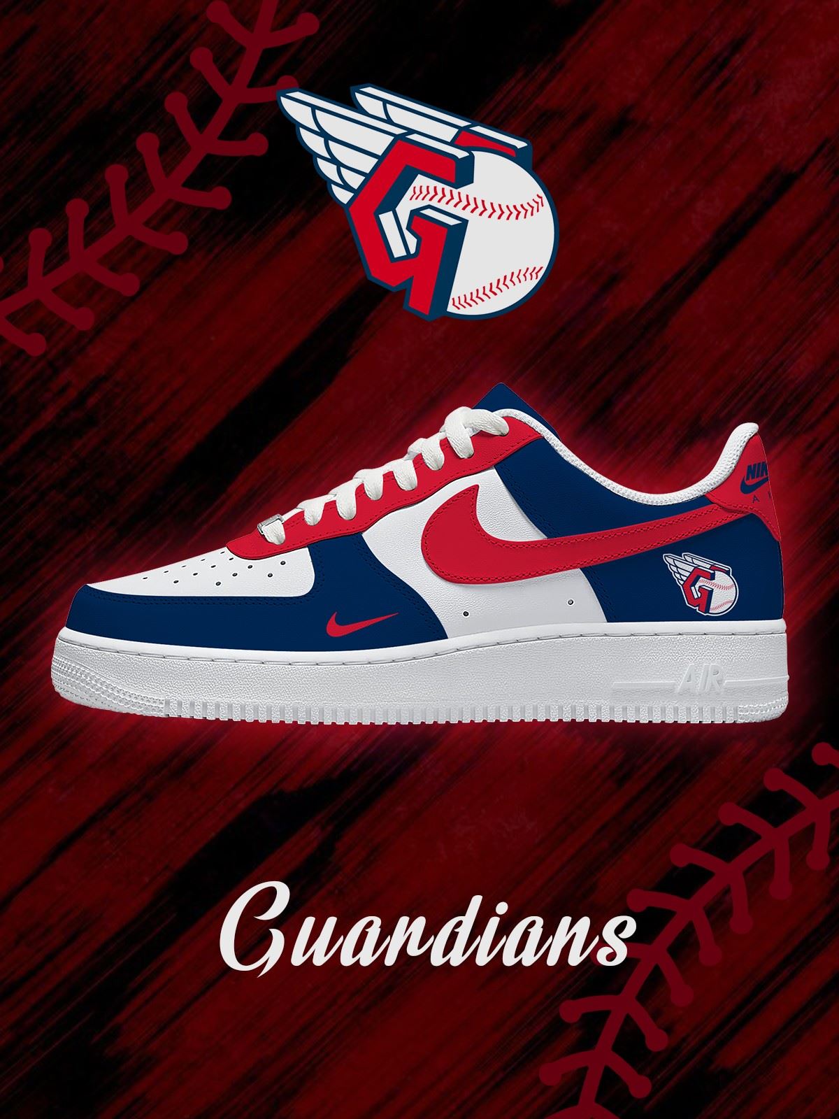 20250628145536356.jpg Cleveland Baseball Custom Sneakers