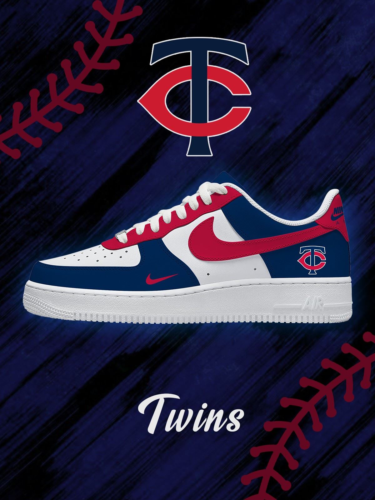20250628145641789.jpg Minnesota Baseball Custom Sneakers