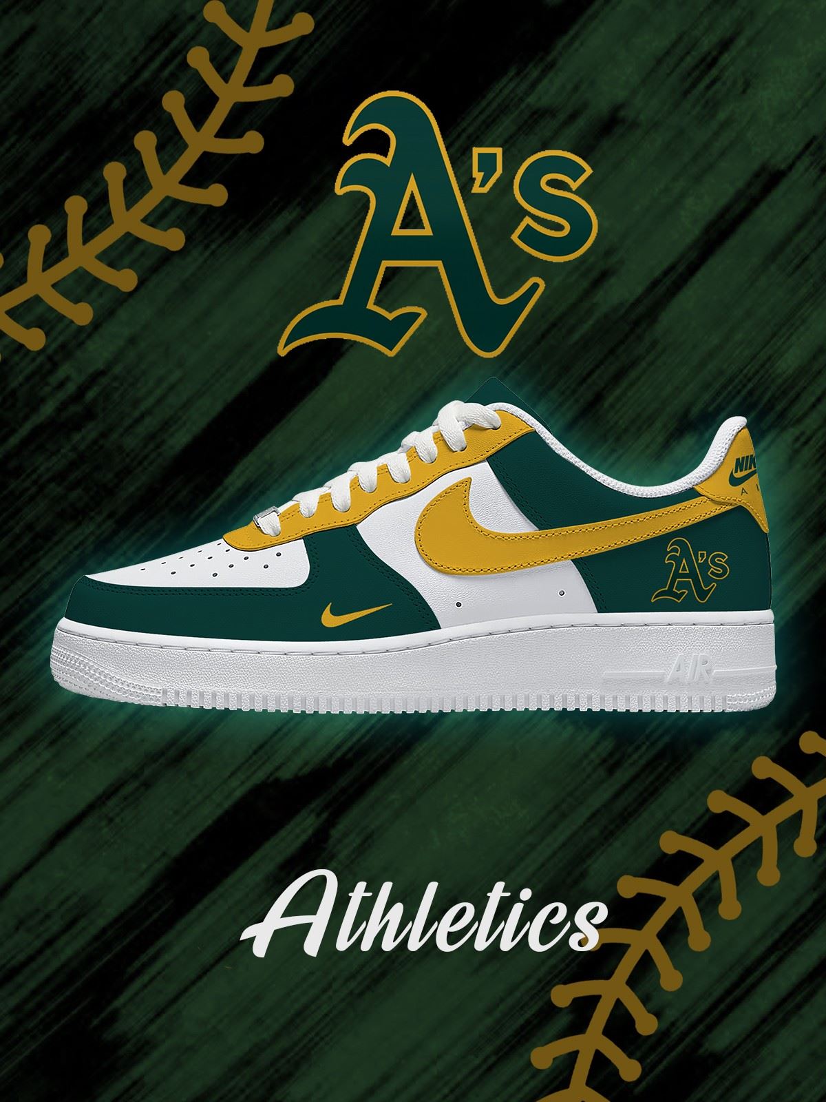 20250628145712883.jpg Oakland Baseball Custom Sneakers
