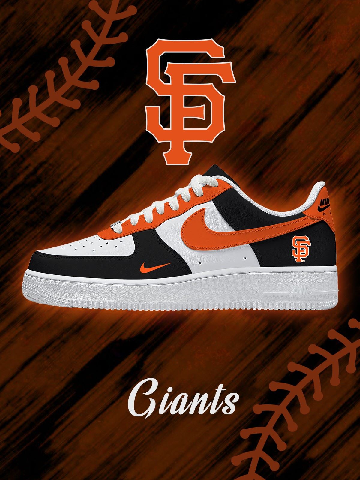 20250628145738215.jpg San Francisco Baseball Custom Sneakers