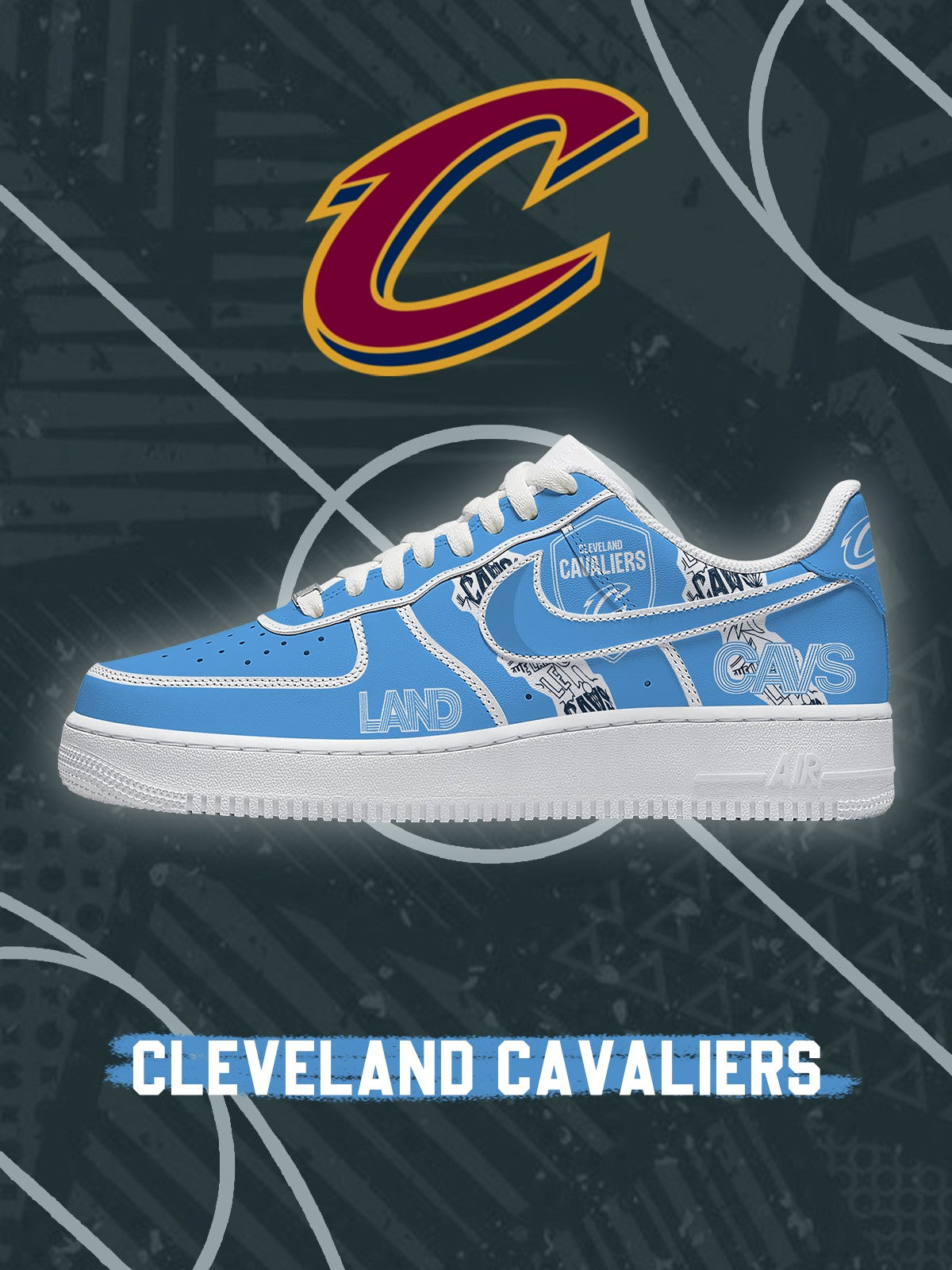 231025291717361.jpg Cleveland Basketball V.2 Custom Sneakers