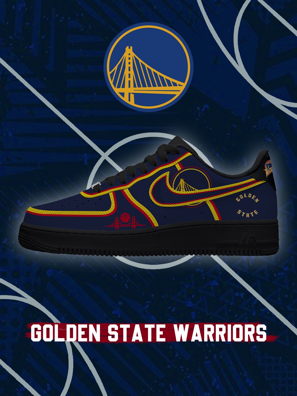 291025291717830.jpg Golden State Basketball V.2 Custom Sneakers