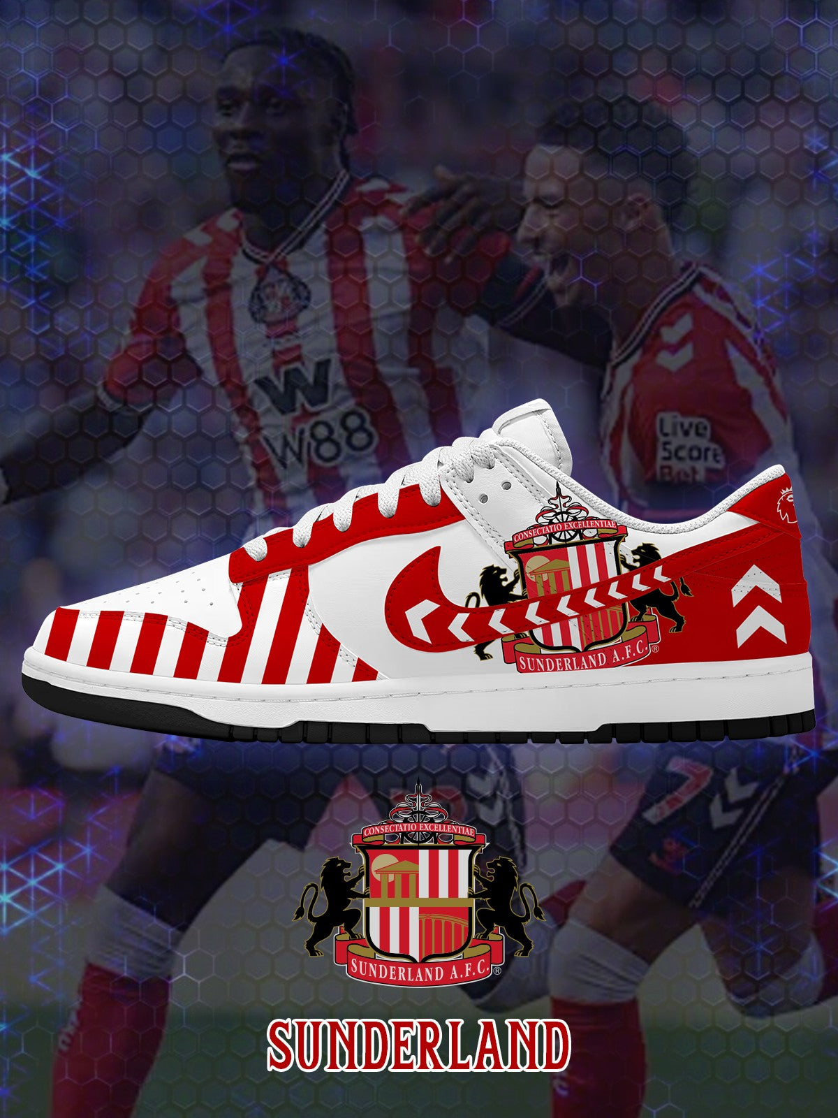 291025302213843.jpg Sunderland V.1 Custom Court-Low Sneakers