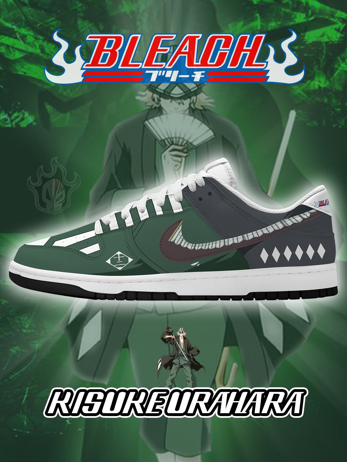 341125151614656.jpg Kisuke Urahara V.1 Custom Court-Low Sneakers