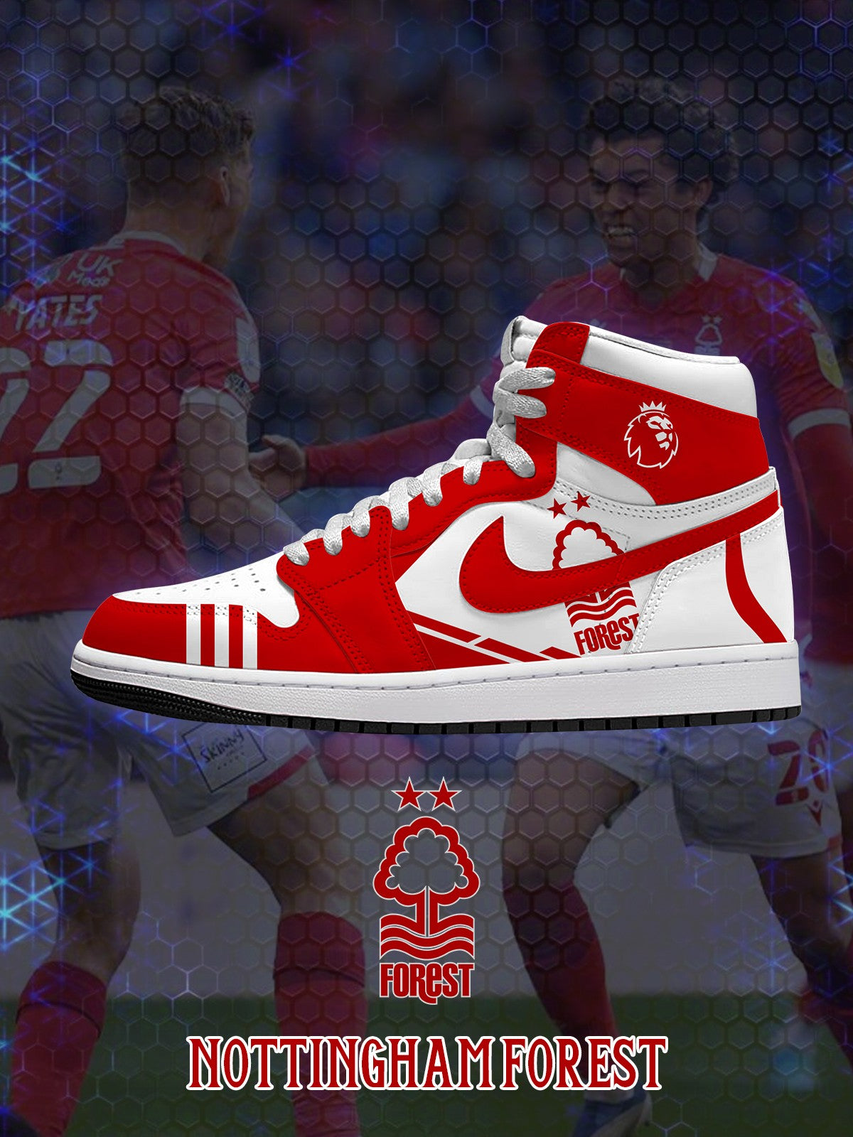 391025302213462.jpg Nottm Forest V.1 Custom High-Top Sneakers