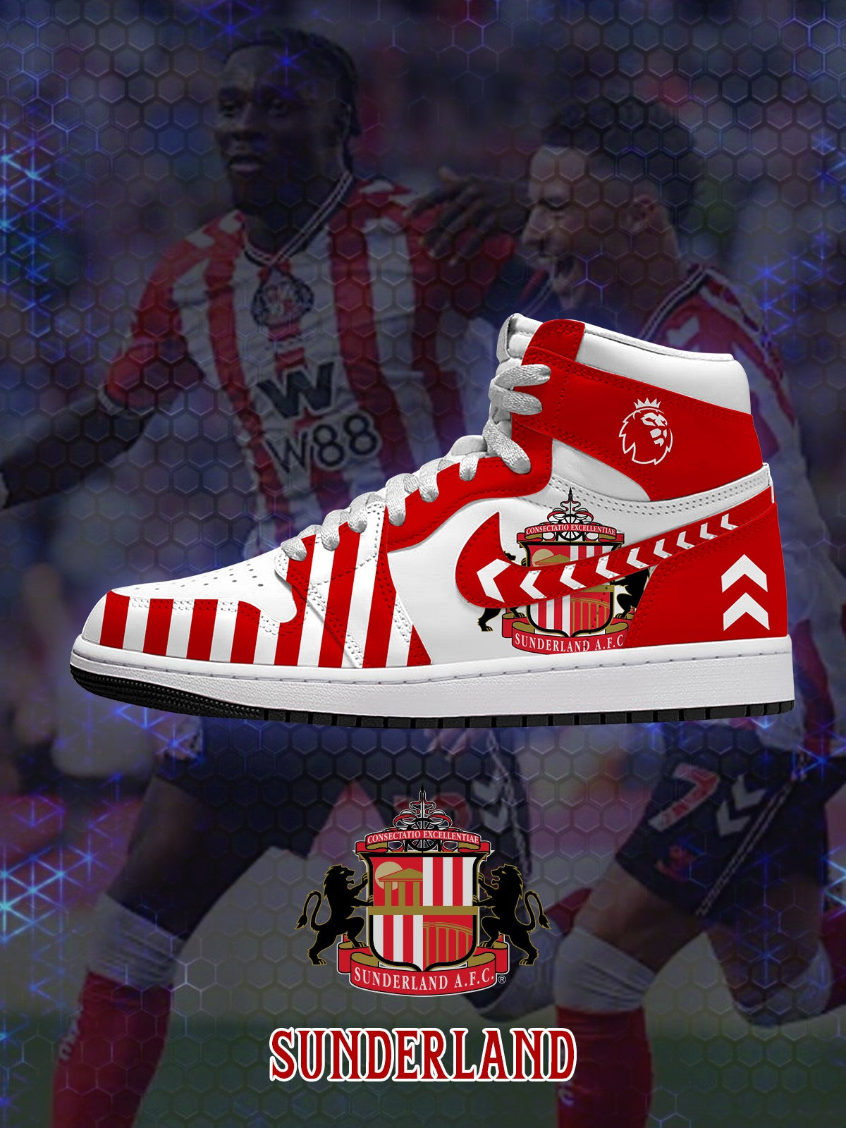 391025302213854.jpg Sunderland V.1 Custom High-Top Sneakers