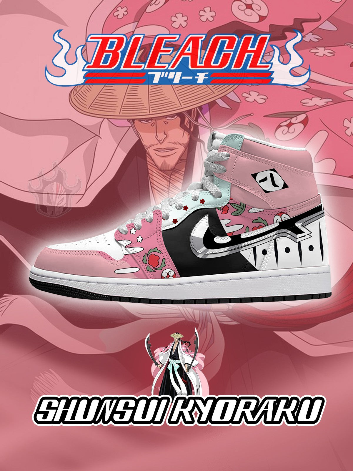441125151614374.jpg Shunsui Kyoraku V.2 Custom High-Top Sneakers