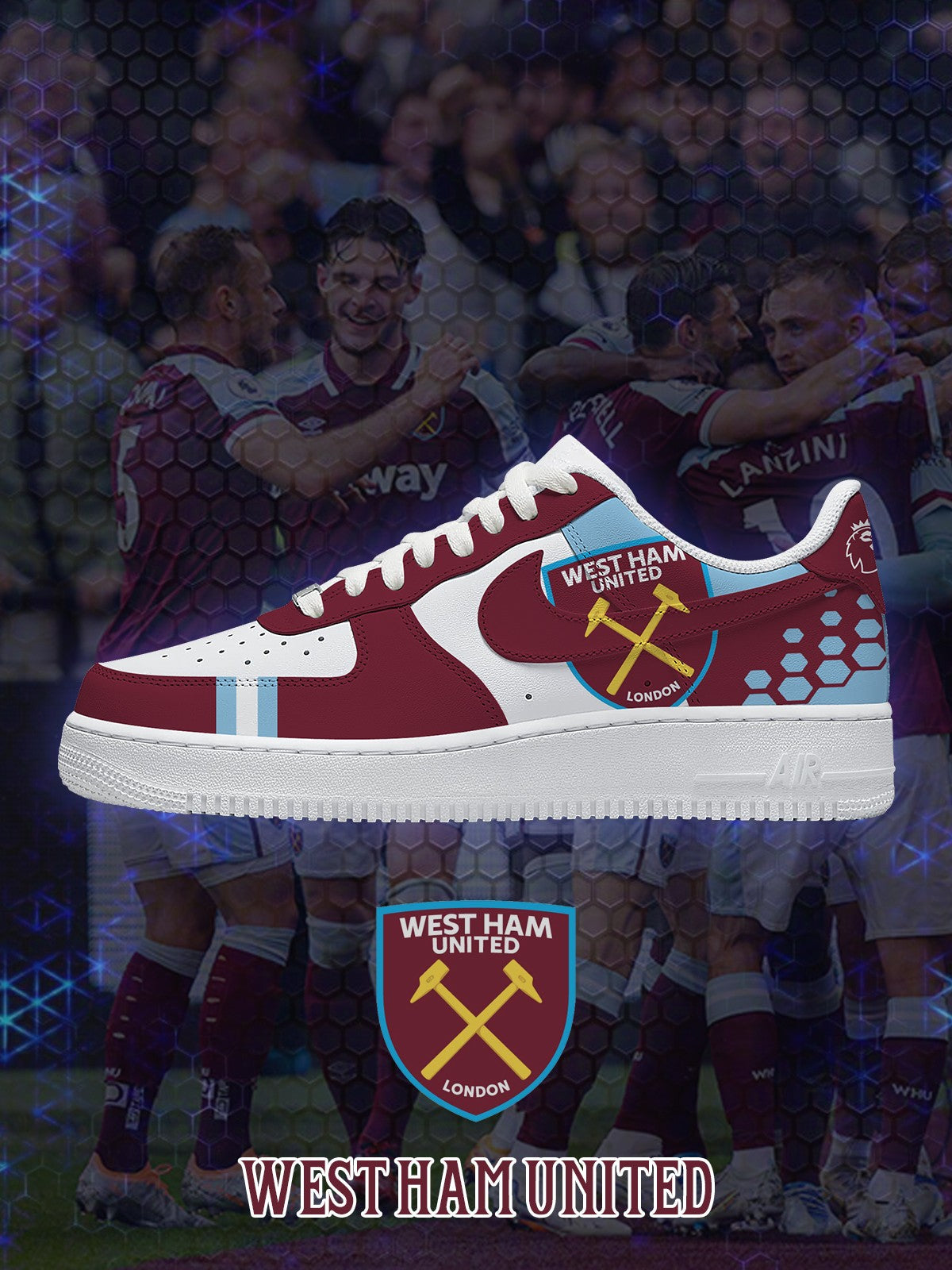 451025101514522.jpg West Ham V.1 Custom Sneakers