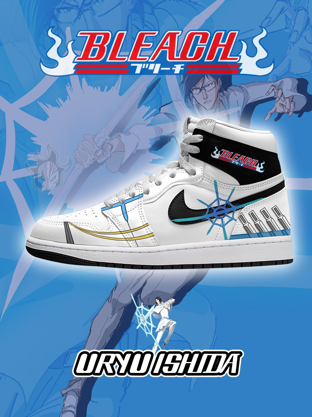 461125151614989.jpg Uryu Ishida V.1 Custom High-Top Sneakers