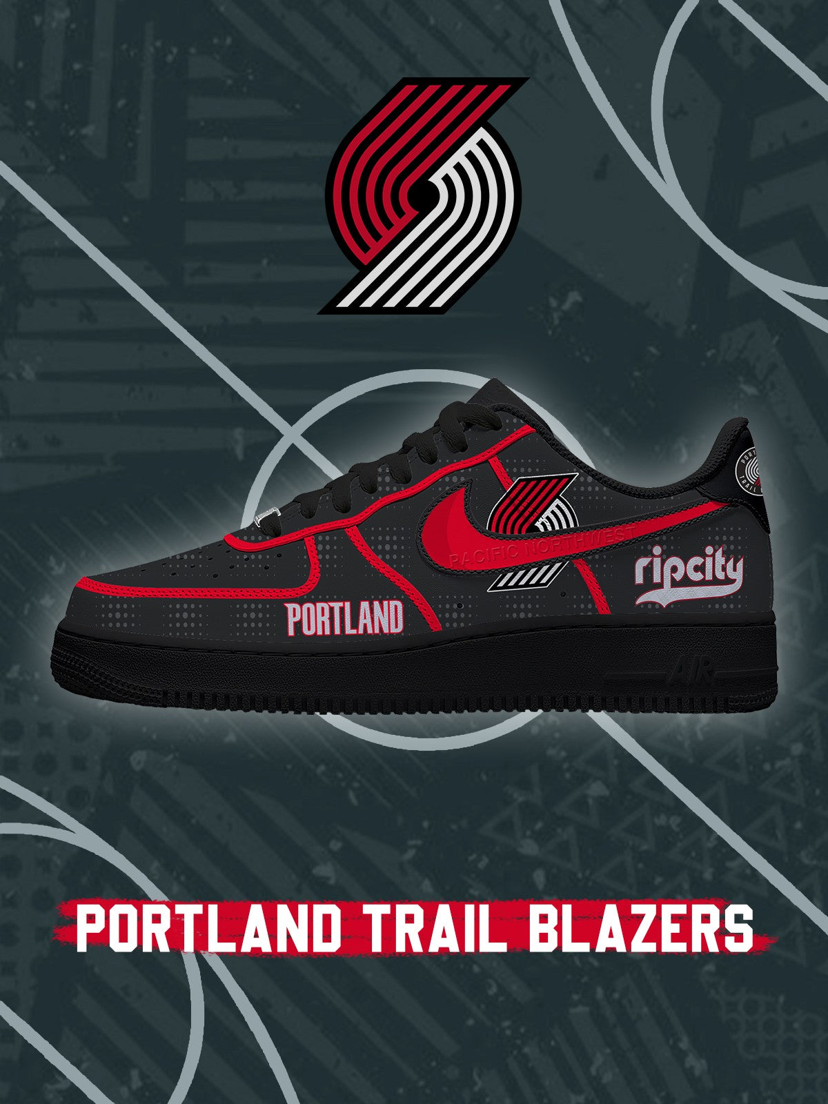 501025291717672.jpg Portland Trail Basketball V.2 Custom Sneakers