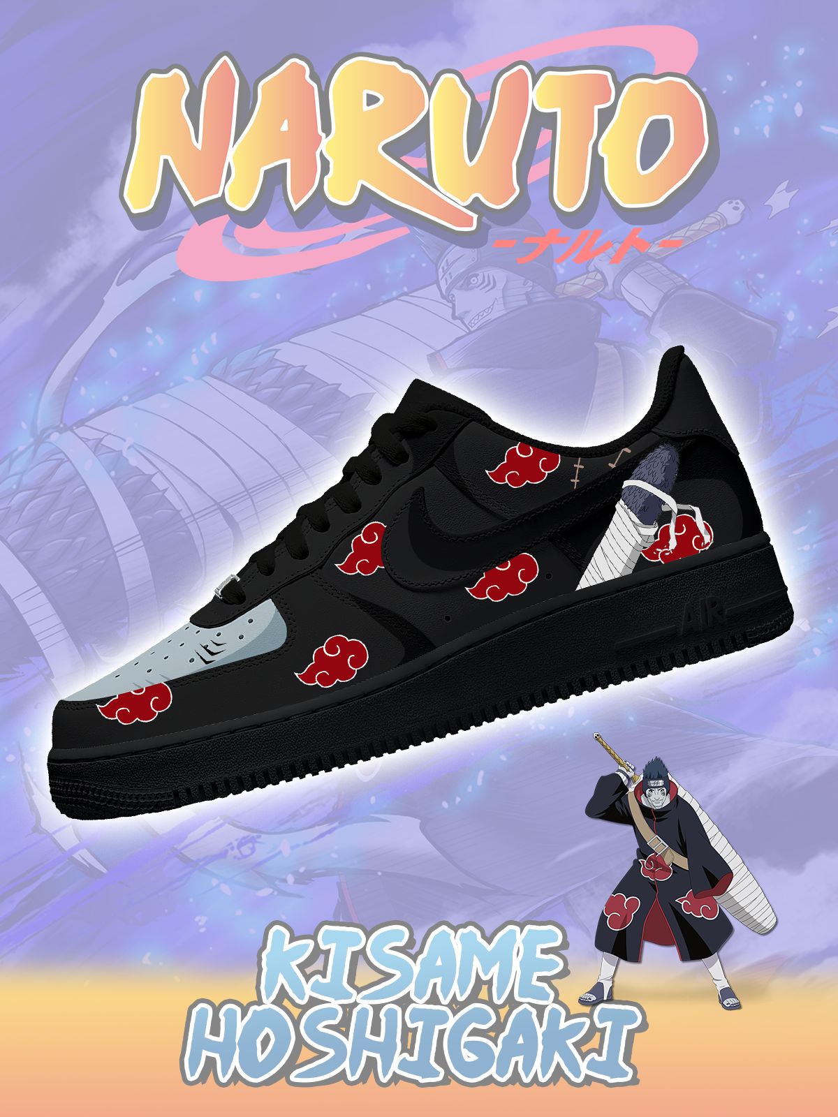 540724041658445-1.jpg Personalized Akatsuki Kisame Hoshigaki No.1 Shoes