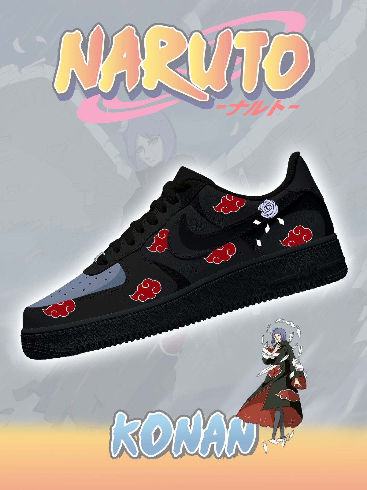 540724041658805-1.jpg Custom Akatsuki Konan No.1 Shoes