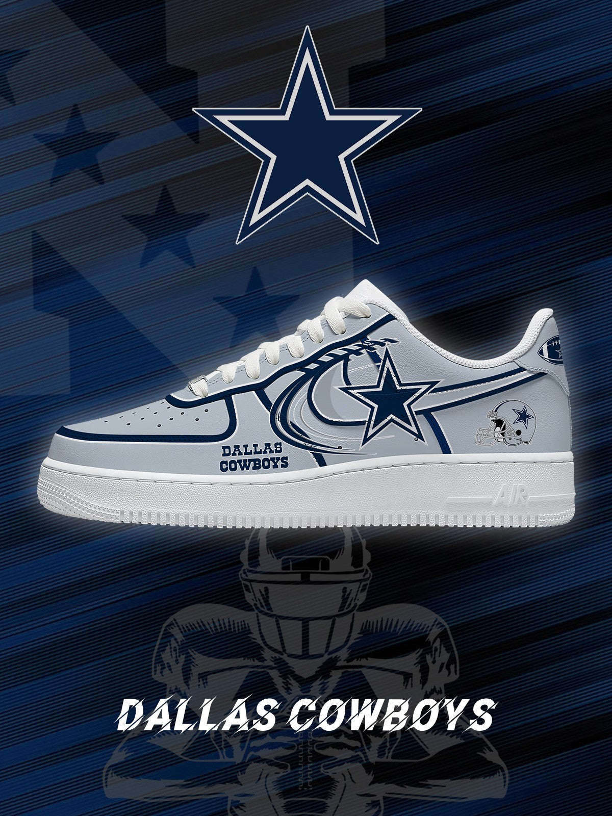 541125071037330.jpg Dallas Football V.2 Custom Sneakers