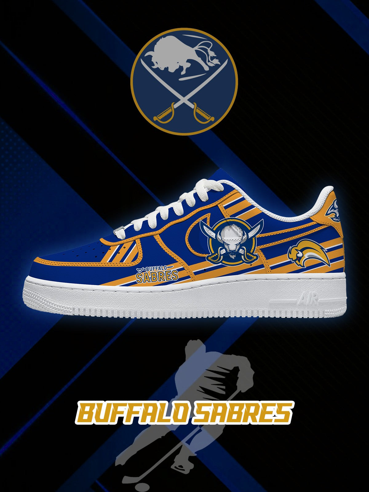 541125262136910.jpg Buffalo Hockey V.2 Custom Sneakers