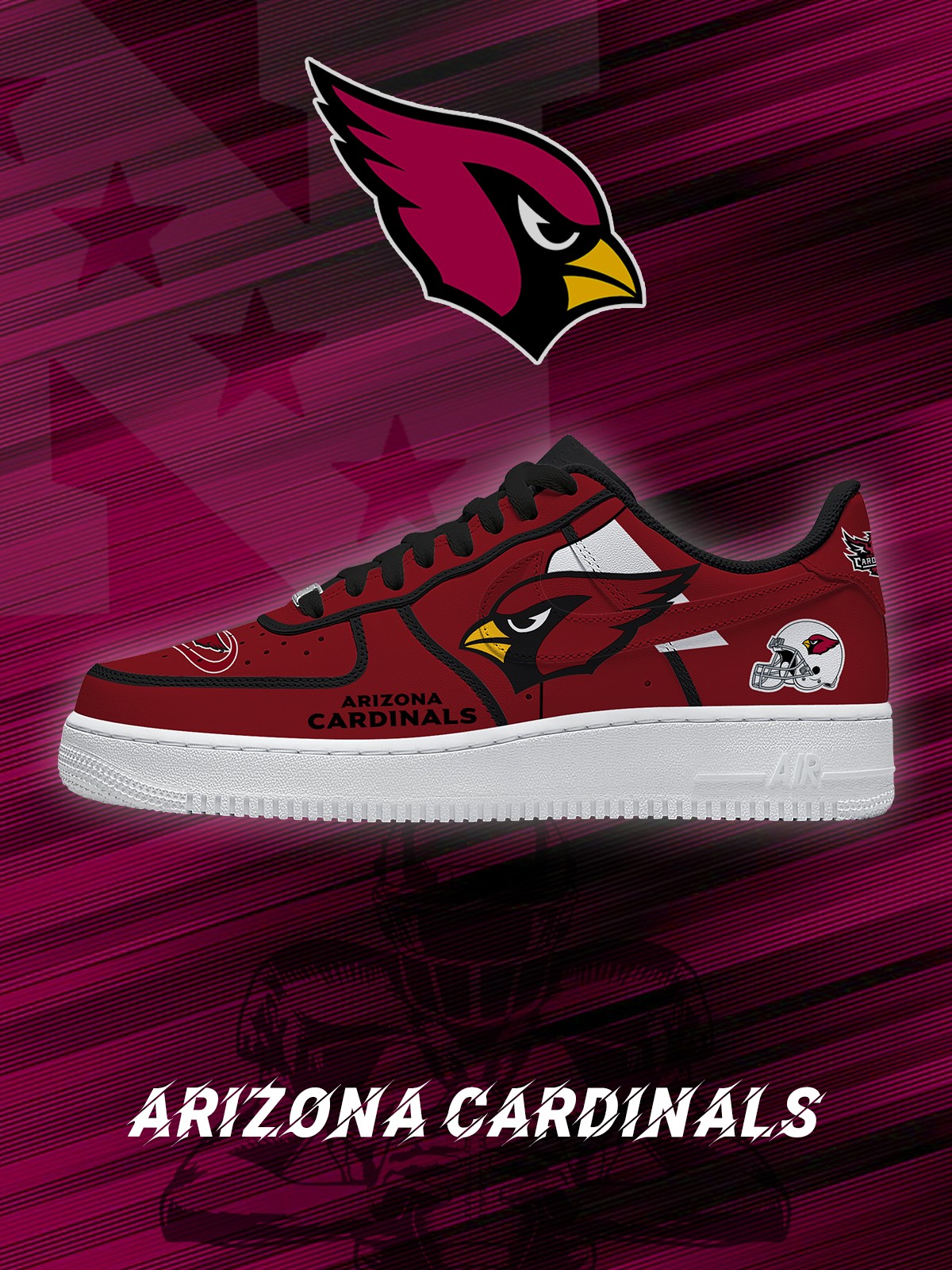 551125061512252.jpg Arizona Football V.2 Custom Sneakers