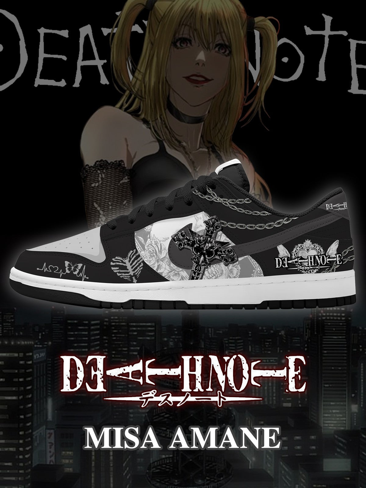 551225231017322.jpg Misa Amane V.1 Custom SB-Style Sneakers
