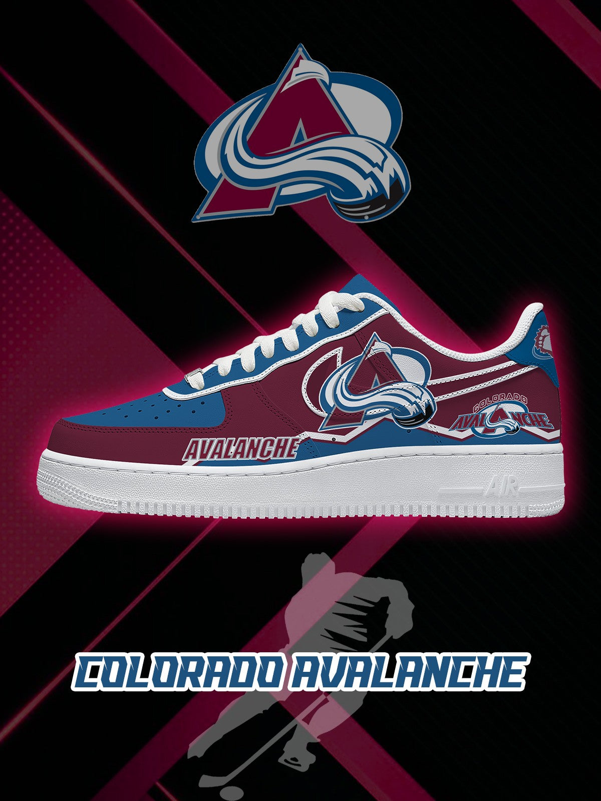 561125262136381.jpg Colorado Hockey V.2 Custom Sneakers