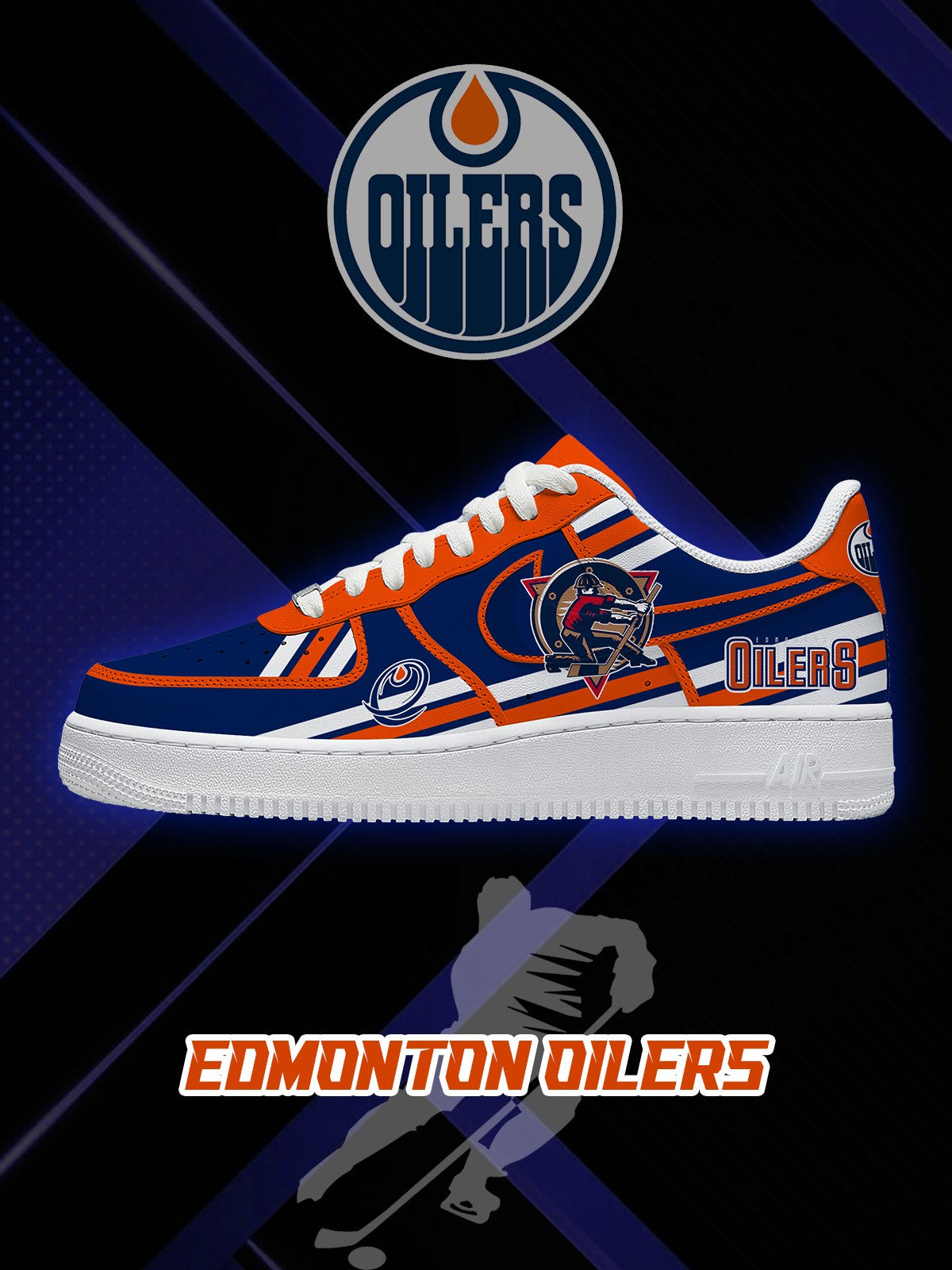 571125262136857.jpg Edmonton Hockey V.2 Custom Sneakers