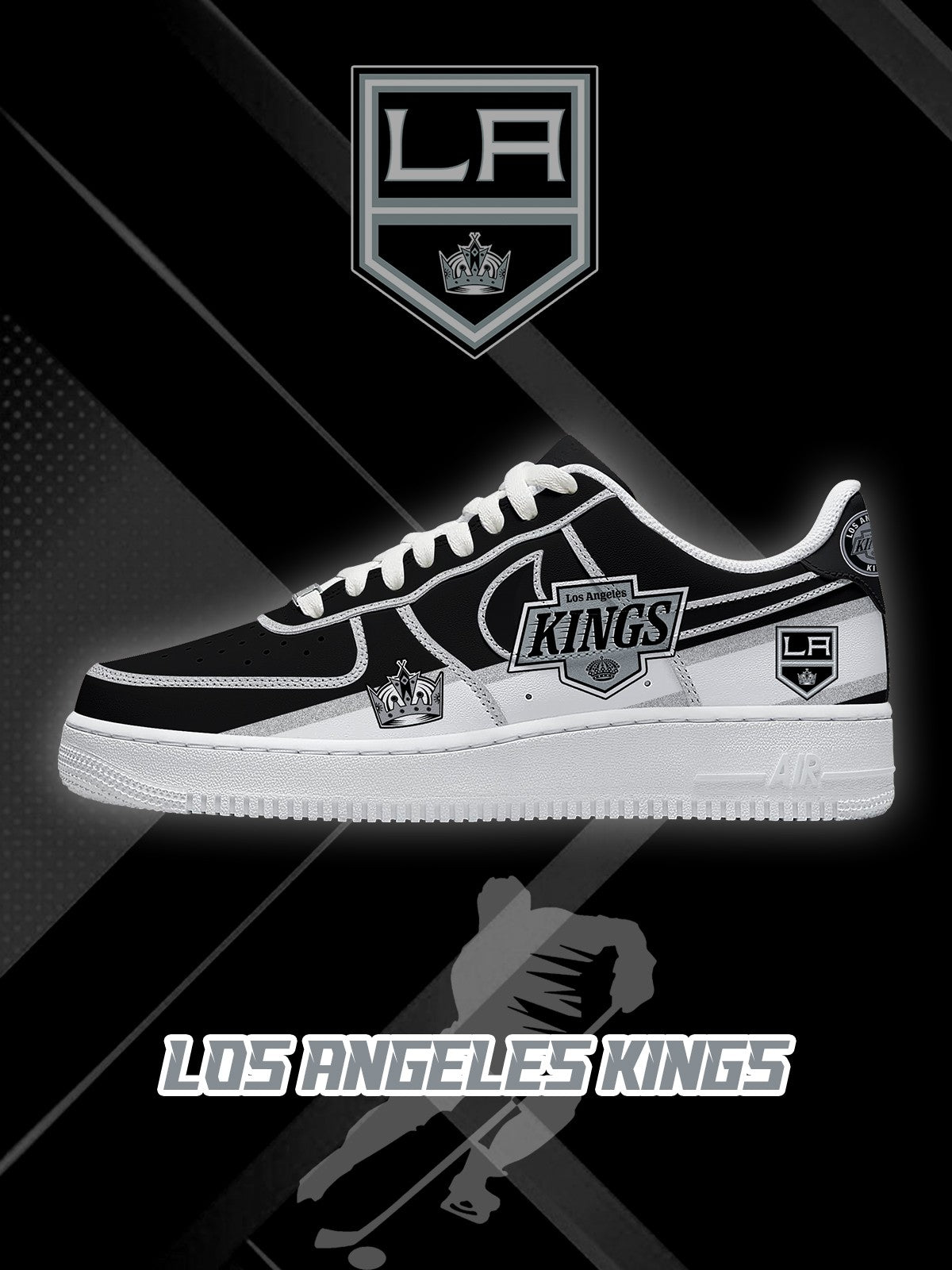 581125262136610.jpg Los Angeles Hockey V.2 Custom Sneakers