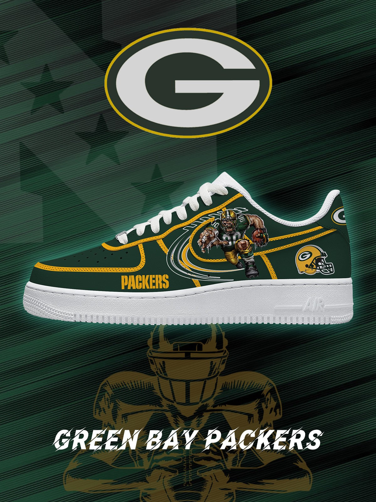 591125061512223.jpg Green Bay Football V.2 Custom Sneakers