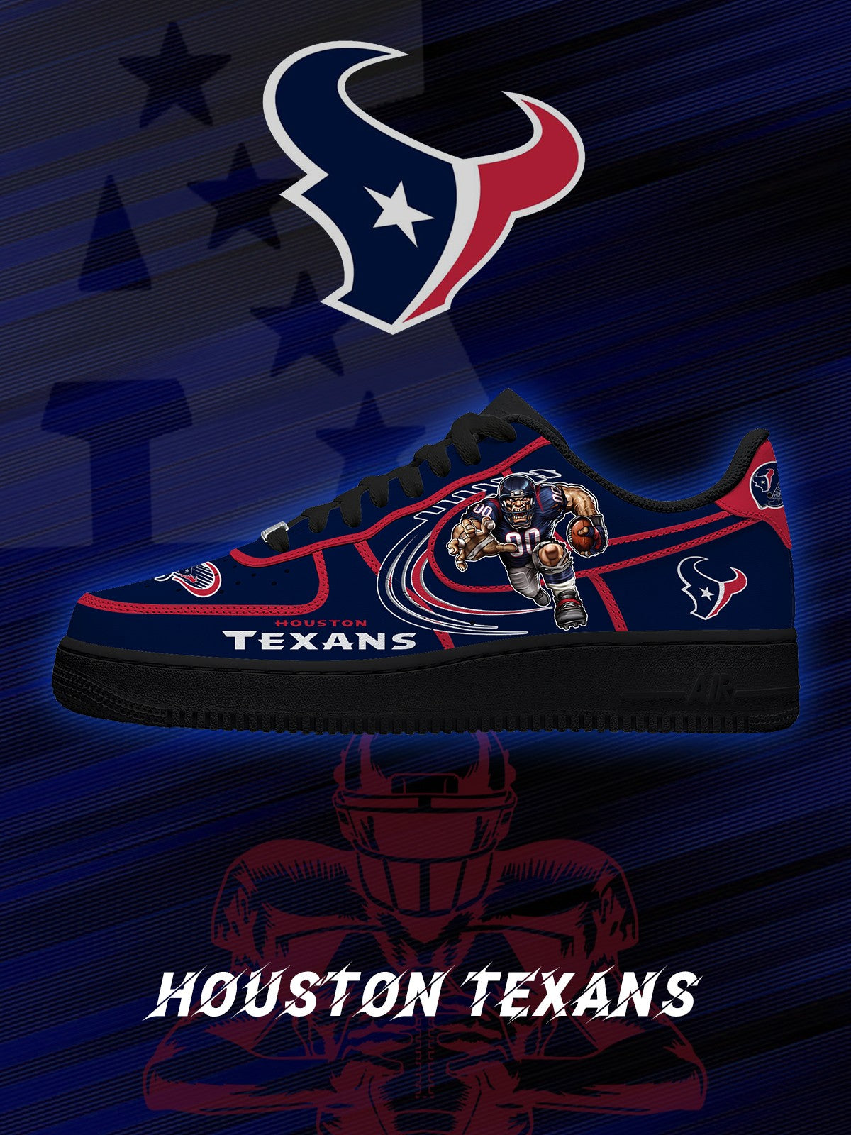 591125061512593.jpg Houston Football V.2 Custom Sneakers