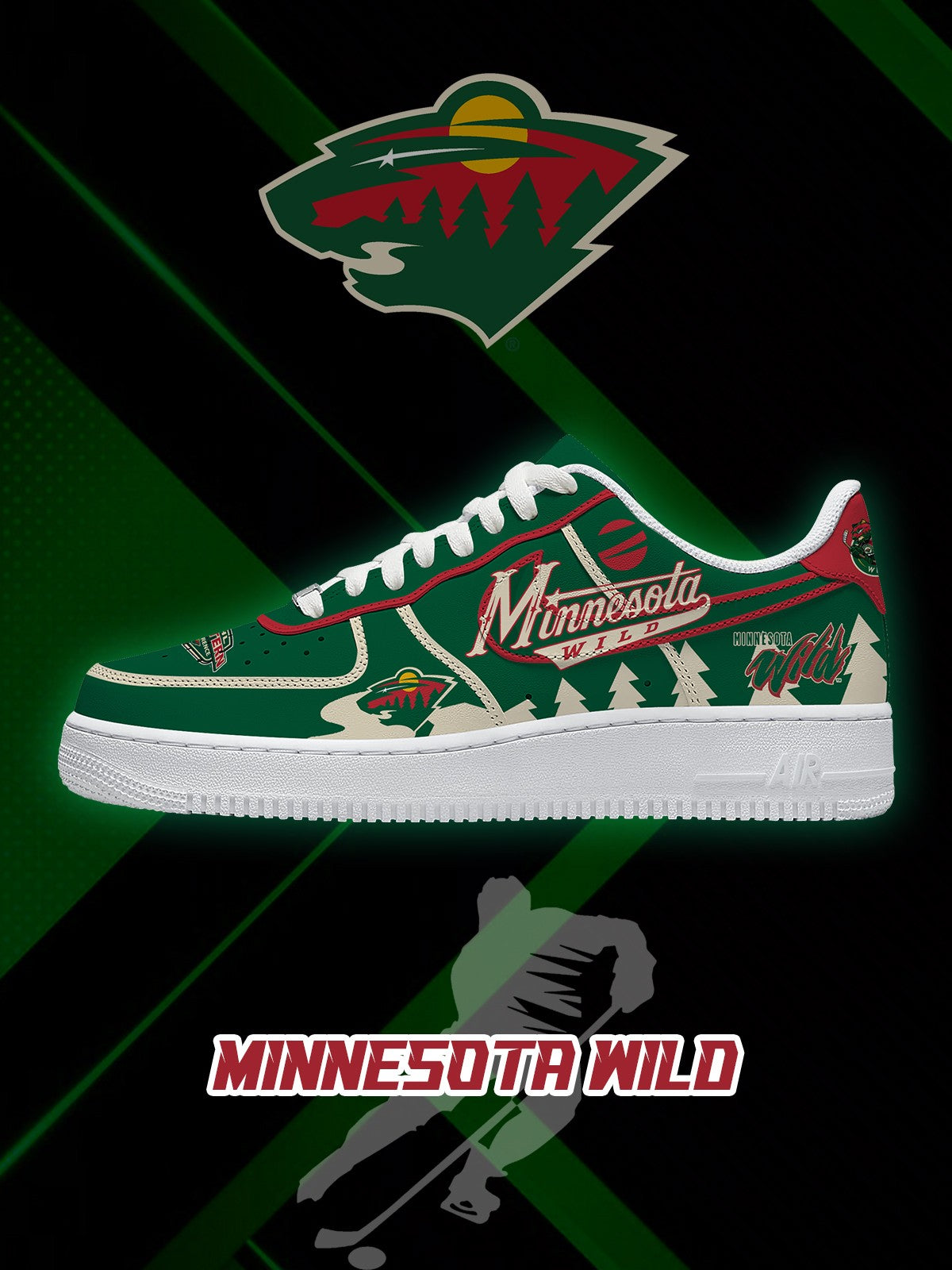 591125262136002.jpg Minnesota Hockey V.2 Custom Sneakers