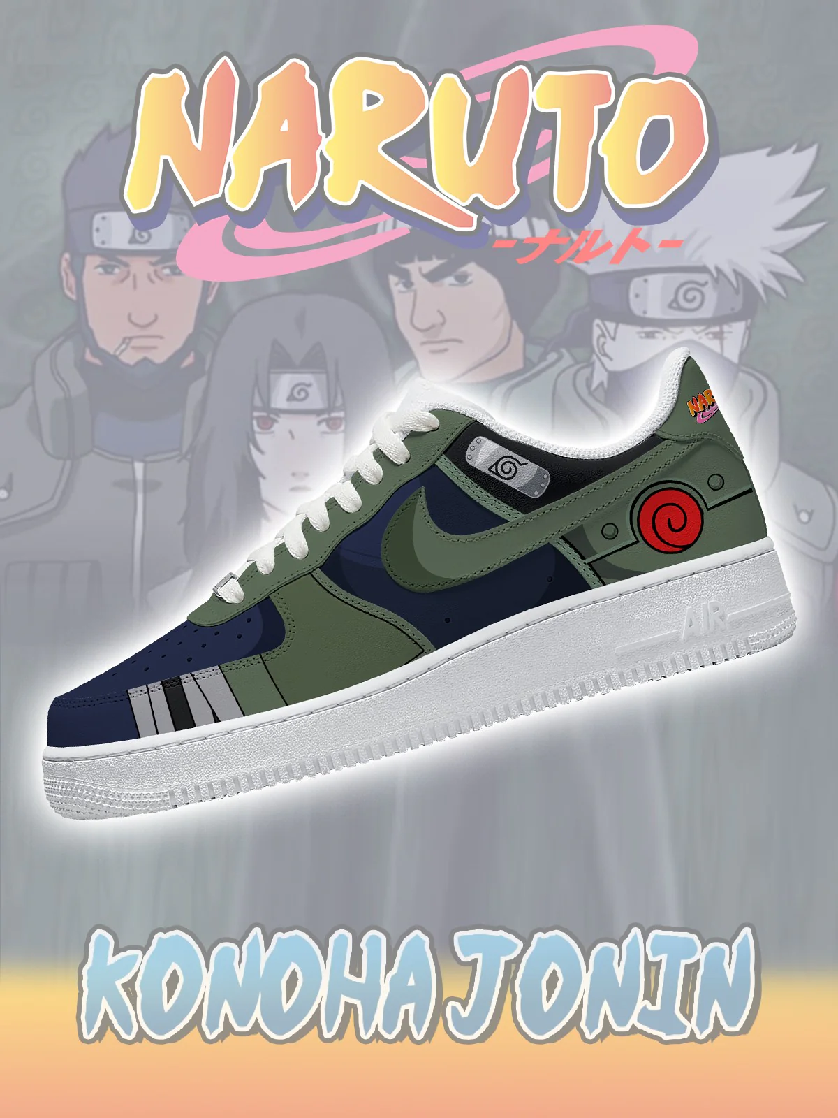 BbEJC3G6-580425191643198_1200x-1.png Konoha Jonin V.1 Custom Sneakers