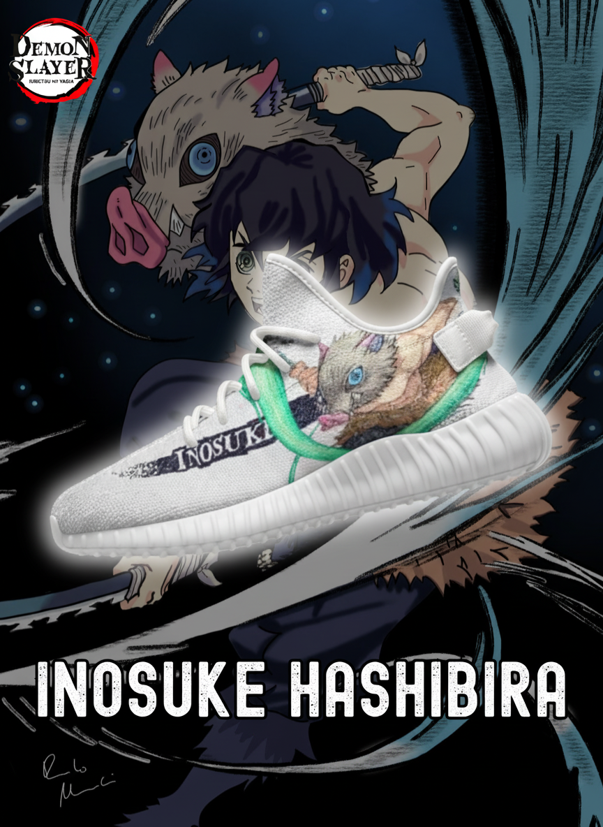Customize Hashibira Inosuke YZ Shoes