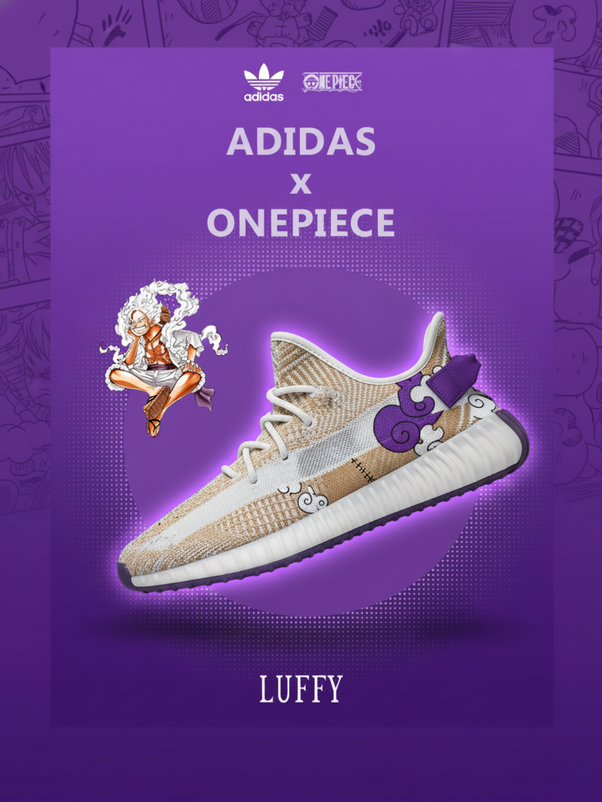 Customize Monkey D. Luffy YZ Shoes V.1