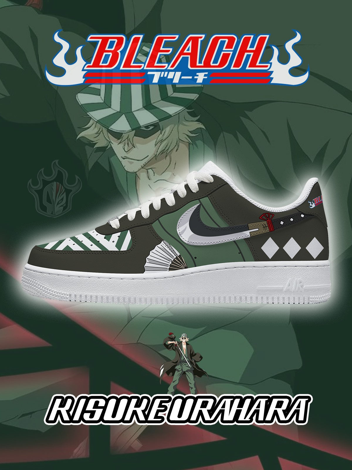090525301559787-1-1.jpg Kisuke Urahara V.2 Custom Sneakers