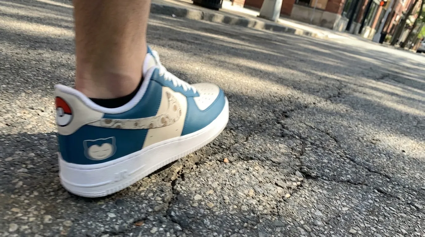 No.0143 Snorlax Custom Sneakers